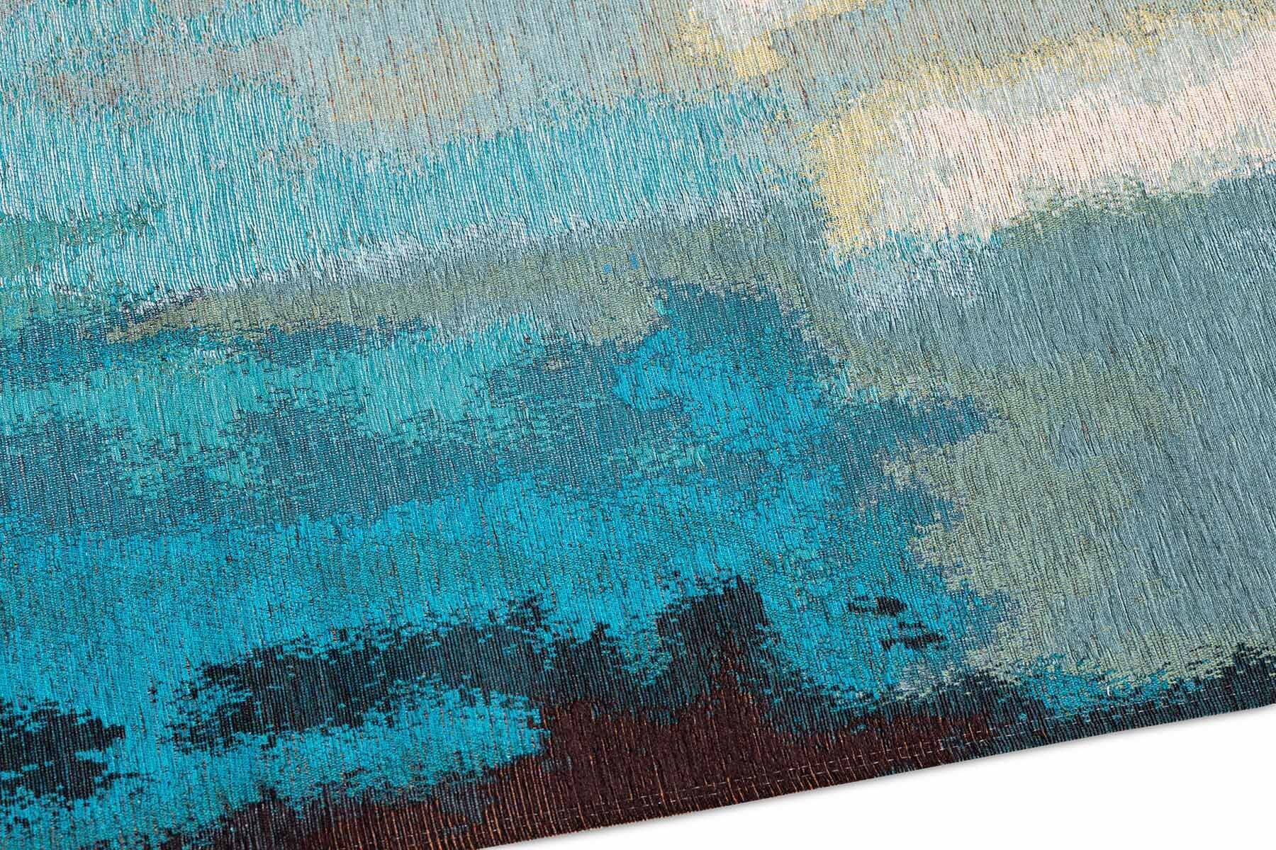 Vintage Teppich LAGUNA AQUA 160x230 cm - Waschbarer Teppich – Bild 6